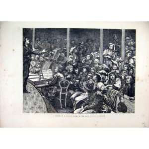   1871 Sketch Concert Poor Italians London Music Singing: Home & Kitchen