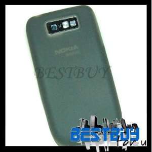   GRAY Silicone Soft Case cover skin for Nokia E63 Electronics
