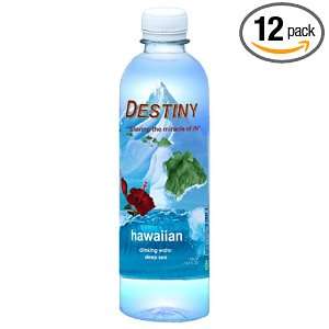 Destiny Deep Sea Water, 33.8 Ounce Bottles (Pack of 12):  