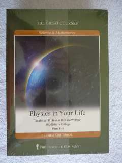 Teaching Co Great Course: PHYSICS IN YOUR LIFE DVDs Brand New  