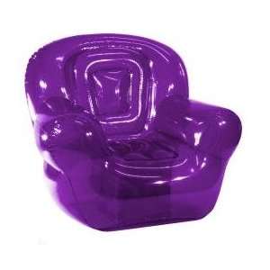    Super Inflatable Blow Up Bubble Chair   Purple