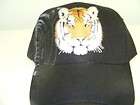 TIGER HEAD EMBROIDERE​D SHADOW BLACK HAT BALL CAP TIGE