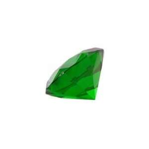 Small Emerald Crystal Paperweight 