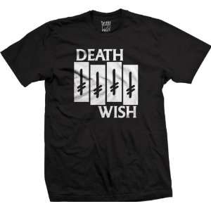  Deathwish T Shirt Death Flag [Large] Black Sports 