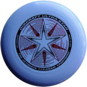 Light Blue Discraft 175 gram Ultimate Frisbee Disc  