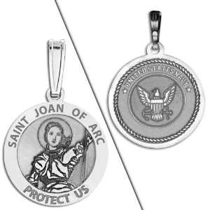  Saint Joan Of Arc Doubledside Navy Medal Jewelry