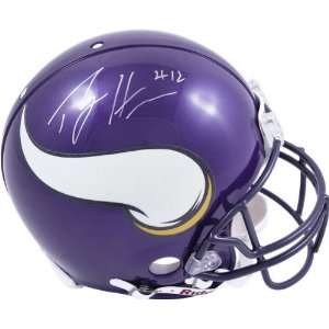 Percy Harvin Autographed Pro Line Helmet  Details: Minnesota Vikings 