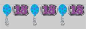 18th Birthday PINK PARTY PACK banners decorations etc  