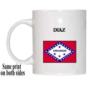  US State Flag   DIAZ, Arkansas (AR) Mug 