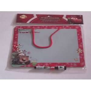   Disneys Cars Christmas Themed Dry Erase Message Board Toys & Games