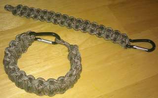   550 Survival Bracelet w/ Carabiner   Military   Police   EMT MADE USA