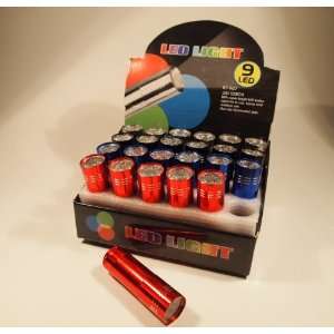  LED Flashlights with Display Box Case Pack 96 Arts 