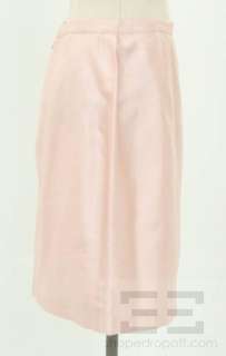   Mugler 2 Piece Pink Silk Starfish Jacket & Skirt Suit Size 44  