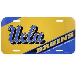 UCLA Bruins Plastic License Plate 