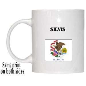  US State Flag   SILVIS, Illinois (IL) Mug 