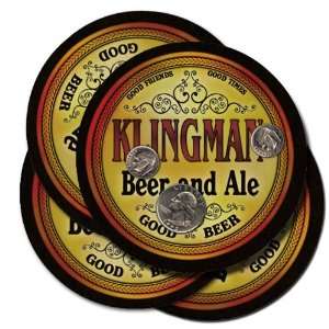  KLINGMAN Family Name Beer & Ale Coasters 