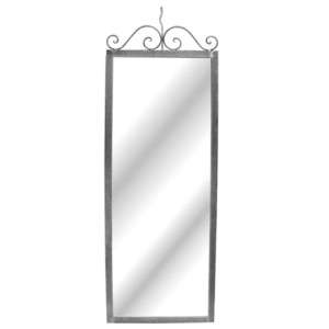 Raw Steel Hanging Wall Full Length Mirror 24Wx60H nu  