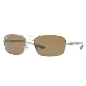 Ray ban 8309 Gunmetal Polar Brown Sunglasses