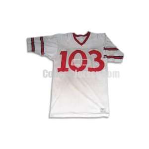   White No. 103 Team Issued Cornell Football Jersey: Sports & Outdoors