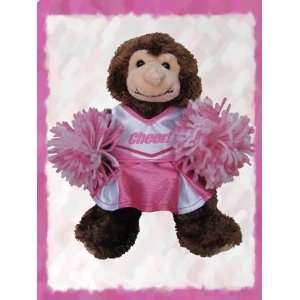  Pink Cheer Outfit fits Webkinz Lil Kinz, Ty Beanie Babies, Fluff 