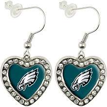 Touch by Alyssa Milano Philadelphia Eagles Sterling Silver Crystal 