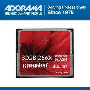 Kingston Technology 32GB, 266x Ultimate 2 Compact Flash Memory Card 