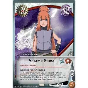  Naruto Battle of Destiny N 296 Sasame Fuma Common Card 
