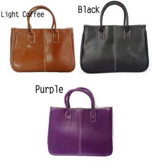 Women Korea Simple Style PU leather Clutch Handbag Bag Totes Purse 15 