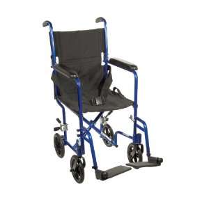  Drive Medical Deluxe Lightweight Transport Wheelchair 