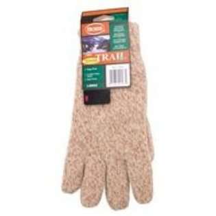 BOSS MANUFACTURING Thinsulate Lined Tweed Ragg Wool Glove Brown Large 