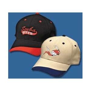  Innovative Diver Logo or Diver Embroidered Athletic Cap 