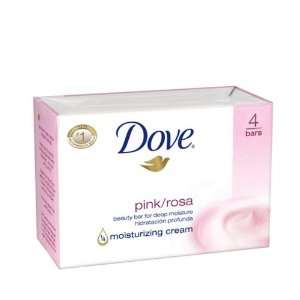  Dove Beauty Bar, Pink, 4 Bars Beauty