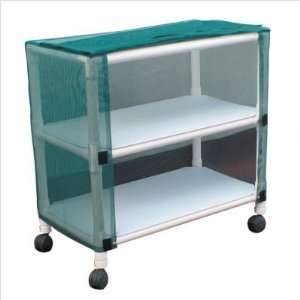 MJM International E332 C Echo Mid Size Linen Cart with Cover