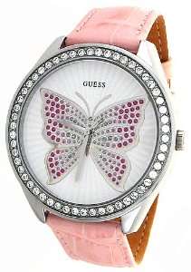  Guess Pink Butterfly Ladies Watch U85047L2 Watches