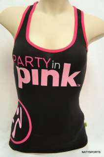 Zumba Party in Pink Racerback Zumbawear Top All Sizes  