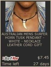 AUSTRALIA SURFING   MENS BEADED SURFERS NECKLACE, PERFECT GIFT SPORT 