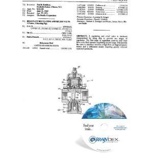   Patent CD for HIGH FLOW REGULATING AND RELIEF VALVE: Everything Else