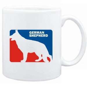    Mug White  German Shepherd Sports Logo  Dogs: Sports & Outdoors