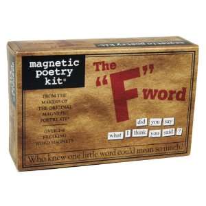  Magnetic Poetry Kit The F Word Arts, Crafts & Sewing