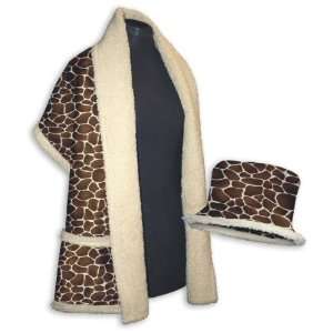   Easy Cut and Sew Sherpa Style Kit, Giraffe Arts, Crafts & Sewing