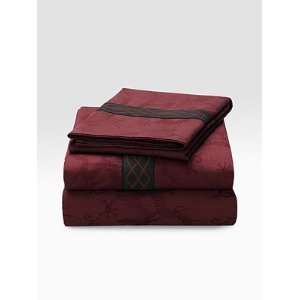 Natori Dynasty Fitted Sheet   Royal Red:  Home & Kitchen