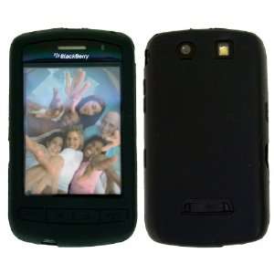  Black Silicone Soft Skin Case Cover for Blackberry Thunder 