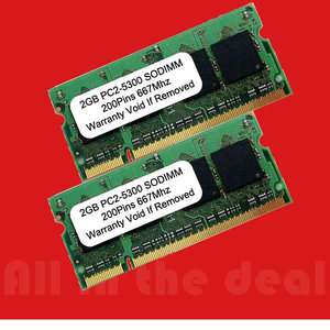4GB 667 DDR2 RAM APPLE MAC BOOK MACBOOK PRO MEMORY 15  