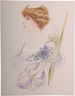 47 DIFFERENT 1903 10 Victorian Color Litho Lady Prints  