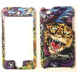  Ed Hardy Tiger Apple iTouch 4 Faceplate Case Cover Snap On 