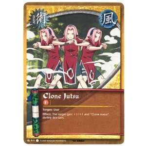  Naruto TCG Path to Hokage J 015 Clone Jutsu Common Card 