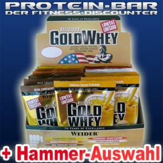 WEIDER Gold Whey Variety Pack 30x 30g 1kg/39,99€ BONUS  