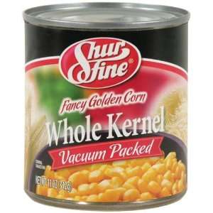 Shurfine Fancy Golden Corn Whole Kernel Vacuum Packed   24 Pack 