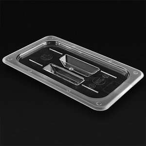   Size Food Pan Lid with Handle   Clear Polycarbonate: Kitchen & Dining