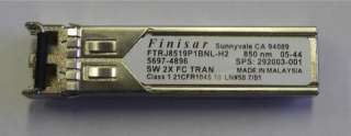 Finisar 2GB SFF  Transceiver FTRJ8519P1BNL H2  GBIC  